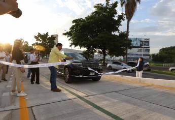 Rocha Moya inaugura la rampa que conecta a Fórum con la Obregón, en Culiacán