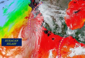 «Hilary» tocará tierra como huracán categoría 2