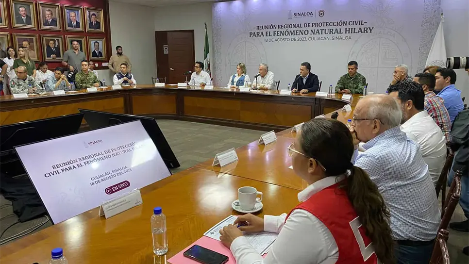 Gobierno de Sinaloa activa alerta azul por huracán «Hilary»