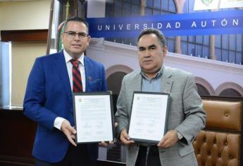 Rector de la UAS firma primer convenio del Ciclo Escolar 2023-2024 con la Universidad de la Sierra