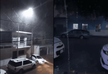 Huracán Hilary: fuerte lluvia se registra en El Rosario y Escuinapa