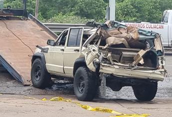 Todos buscan a «Refugio»; fue arrastrado con su camioneta en Culiacán