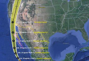 «Hilary» provoca fuertes rachas de lluvia y viento en Ahome