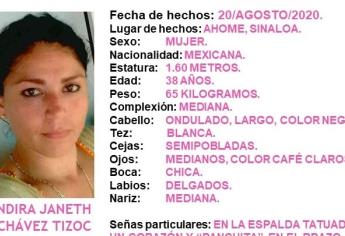 Localizan a Indira Janeth, otra mujer que estaba desaparecida en Ahome