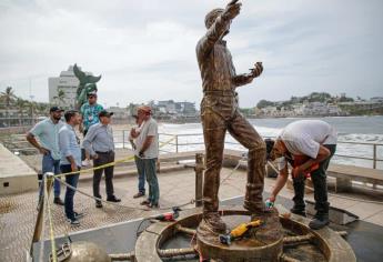 En Mazatlán rehabilitan seis monumentos sobre el Malecón; la inversión es de 1 mdp