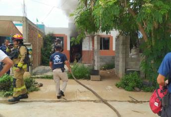 Muere una persona al incendiarse un domicilio en Mazatlán