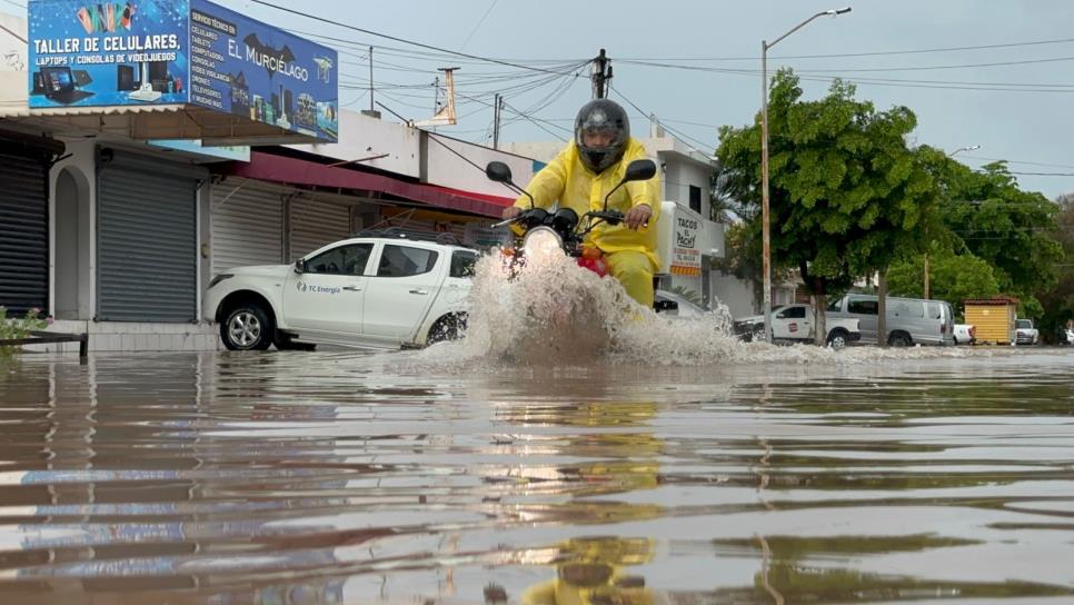 Tormenta tropical Hilary deja encharcamientos en Ahome; no se reportan afectaciones mayores