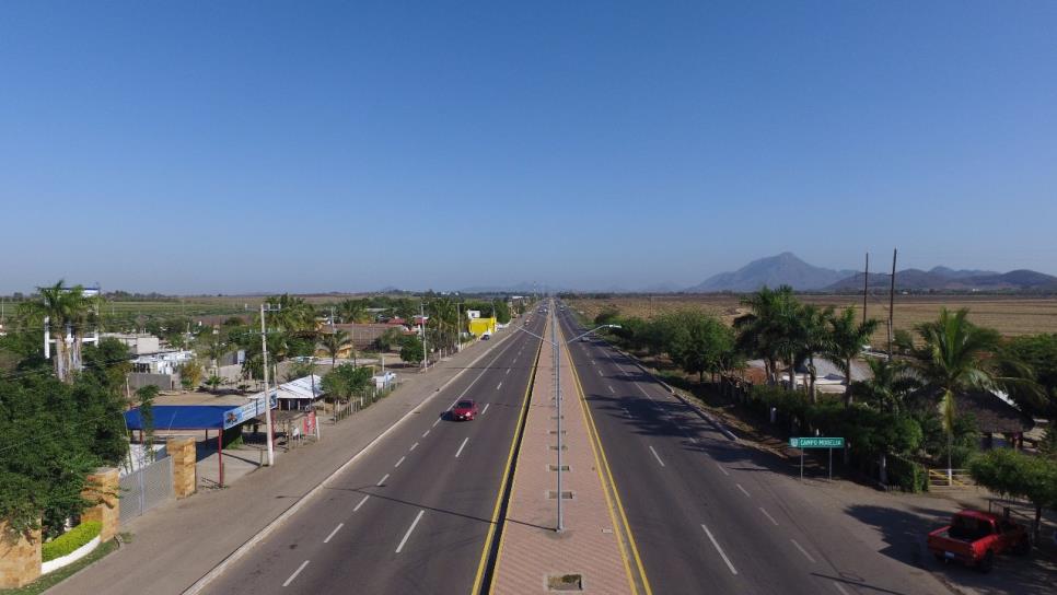 «Hilary» dejó baches en la Maxipista: Gobernador de Sinaloa