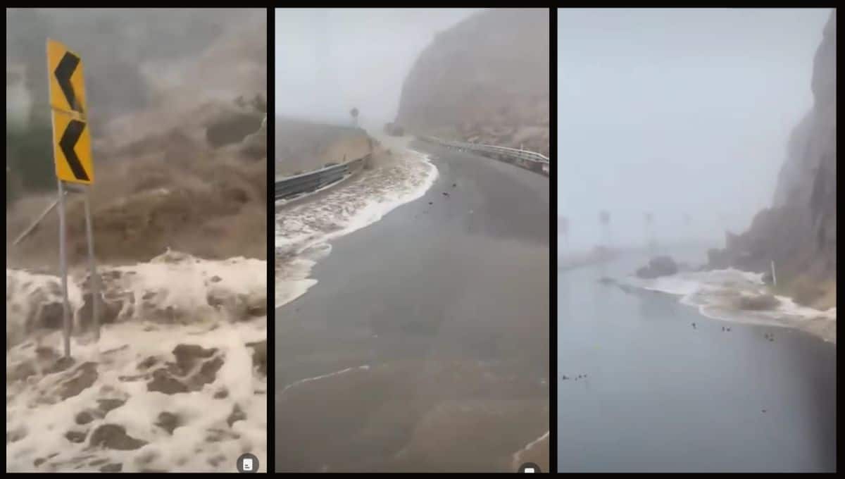 La Rumorosa se vuelve un espectáculo la temporada de lluvias.