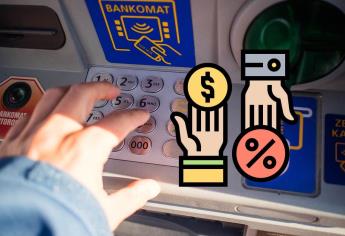 Conoce cuánto cobran de comisión los bancos por uso de sus cajeros automáticos