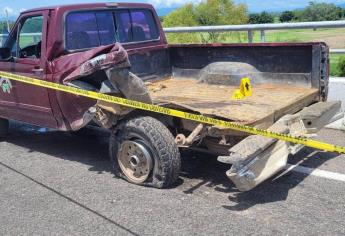 Muere jornalero de Durango en accidente vial en autopista Mazatlán-Culiacán 