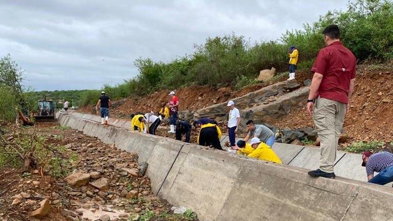 Gobierno del Estado le entra a reforzamiento de pluvial del Cerro de la Memoria