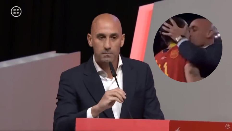 Luis Rubiales, Presidente de la RFEF que besó sin su consentimiento a una futbolista, declara que no va a dimitir