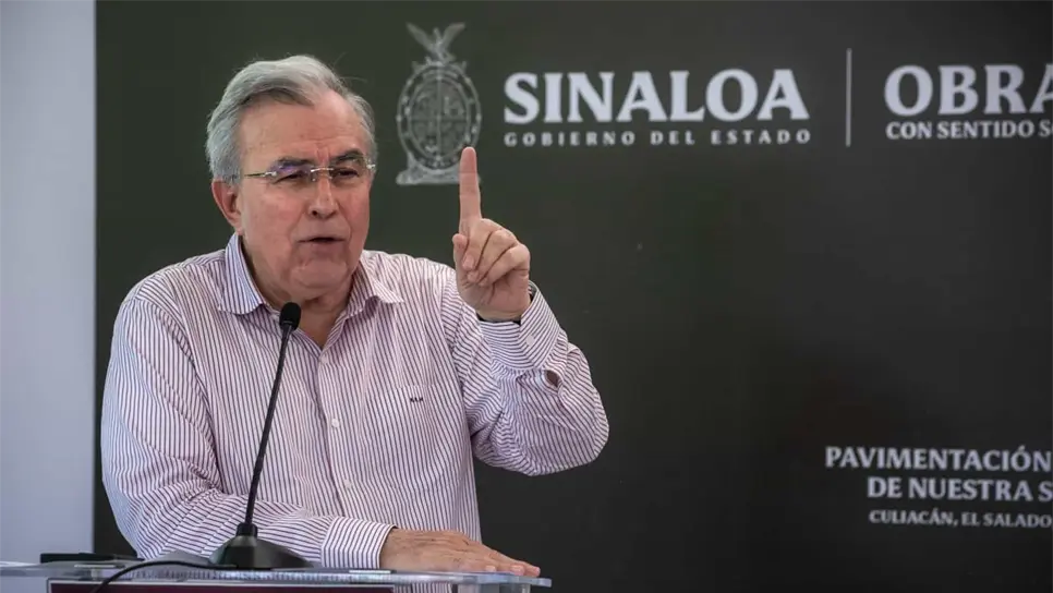 El Gobernador de Sinaloa, Rubén Rocha Moya. FOTO: Luz Noticias.