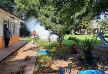 Previo a clases, realizan intensiva jornada de fumigación en escuelas de Guasave 