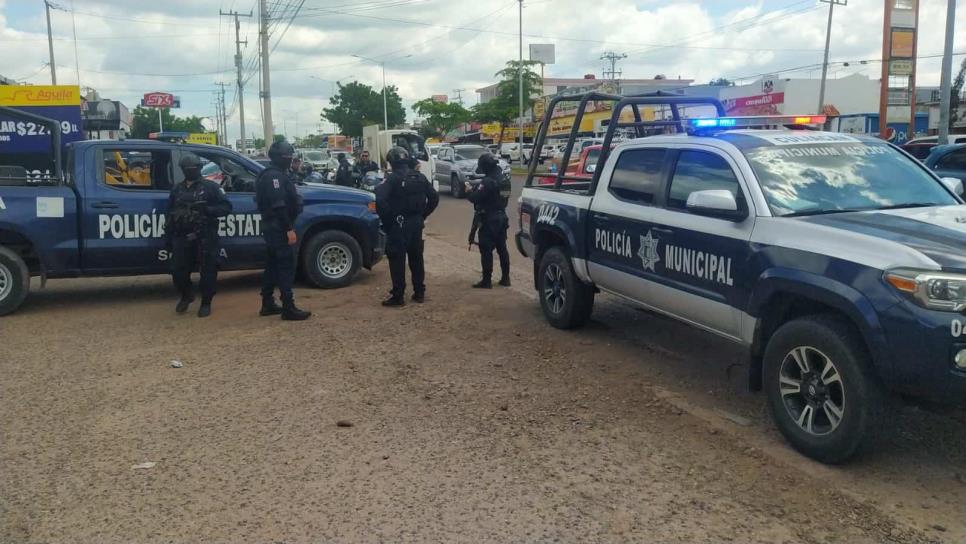 Policía de Culiacán resulta herido durante un choque en la colonia Las Huertas