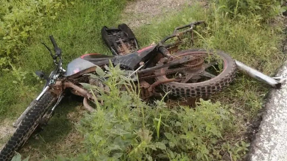 El responsable del accidente huyó inmediatamente del lugar de los hechos. FOTO: Luz Noticias