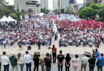 Claudia Sheinbaum cierra su gira por el país en el Monumento a la Revolución en CDMX