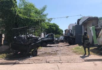 Catean la FGR y el Ejército un domicilio en Culiacán