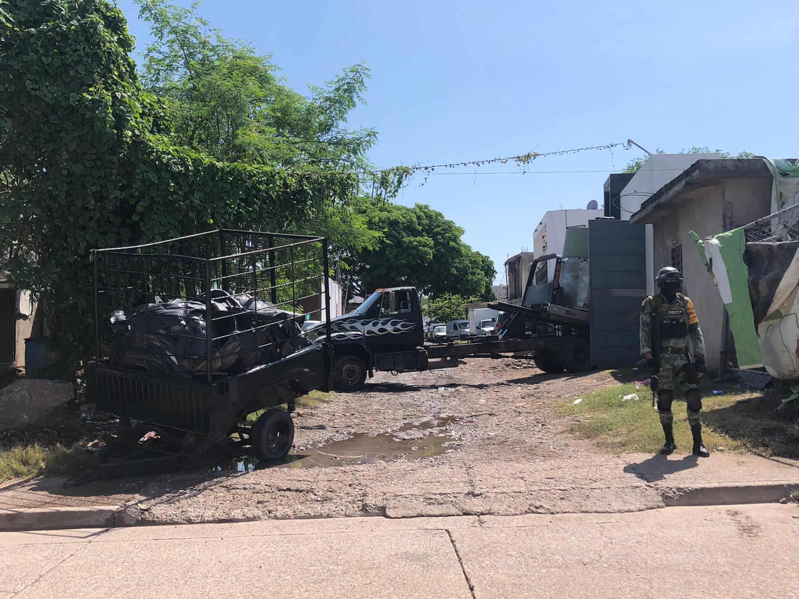 Catean la FGR y el Ejército un domicilio en Culiacán