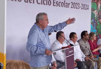 El gobernador inicia oficialmente el Ciclo Escolar 2023-2024 en Culiacán