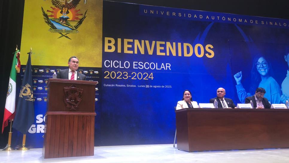 Rector de la UAS arranca el nuevo ciclo escolar 2023-2024