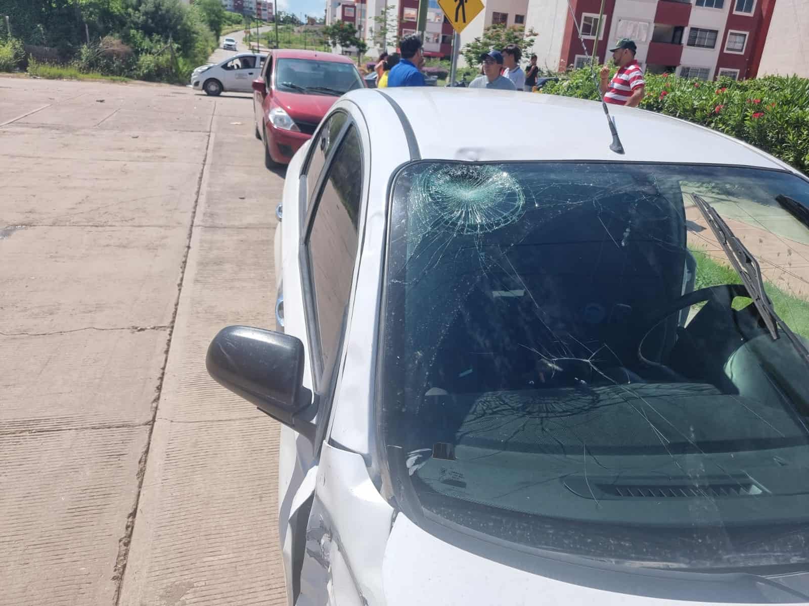 El accidente dejó a una persona lesionada. FOTO: Luz Noticias