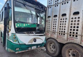 Un accidente por el sector Tres Ríos en Culiacán salva a 40 cabezas de ganado de ir al matadero