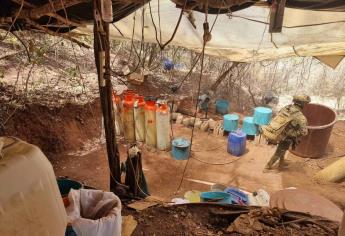 Marina localiza y desmantela cinco laboratorios clandestinos en Culiacán