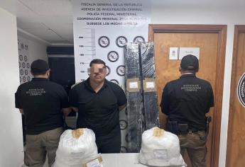 FGR decomisa 16 kilos de cristal en un doble fondo de un tráiler en El Carrizo