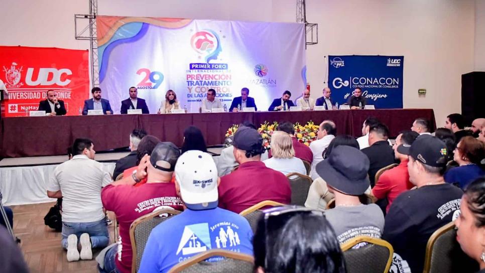 Mazatlán es sede del Foro Internacional de Prevención Tratamiento y Control de las Adicciones