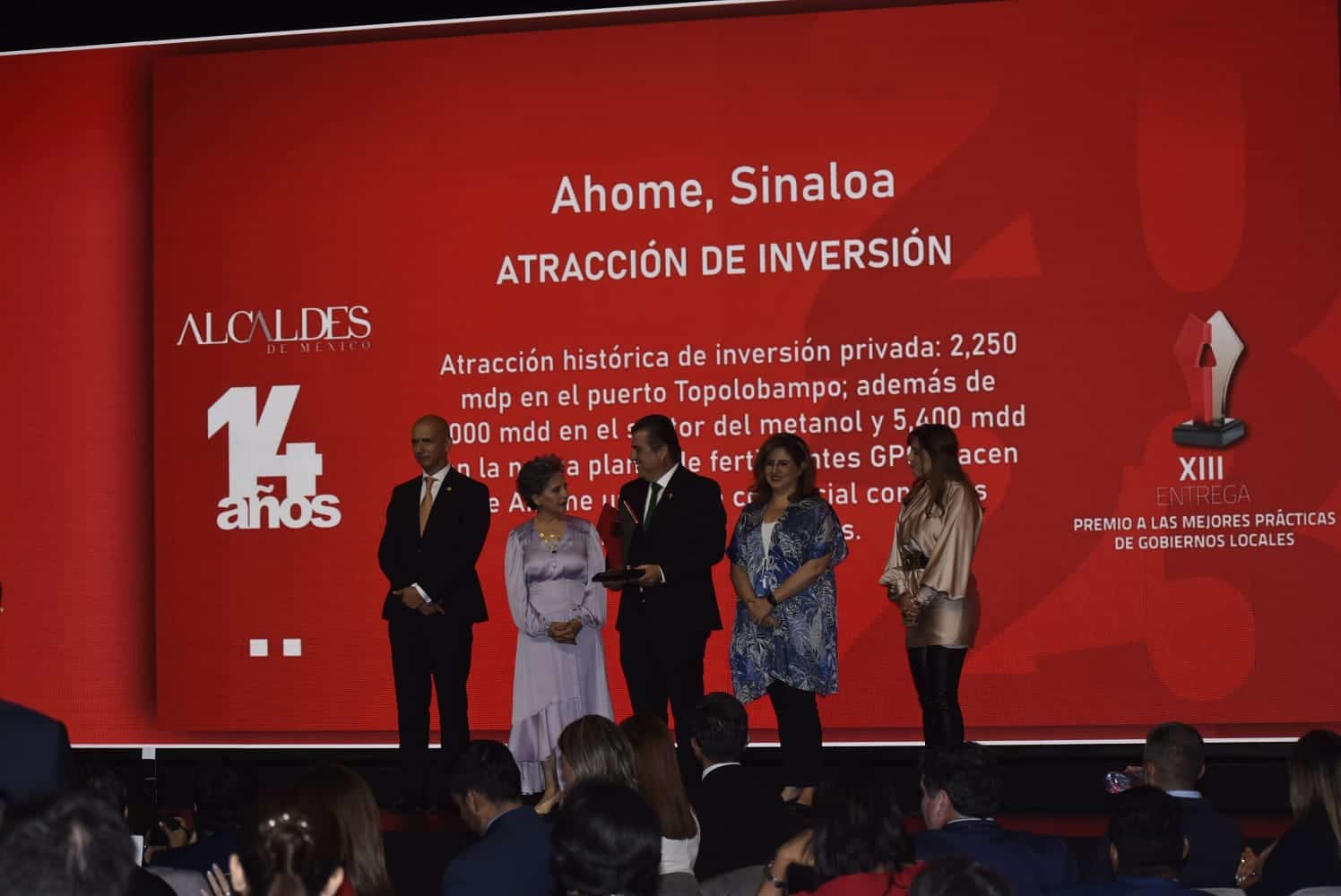 Reconocen a Ahome por atraer 8 mil 650 mdd en inversión extranjera