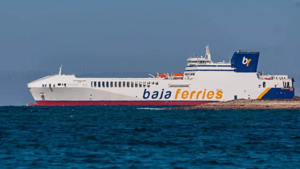 El California Star, de Baja Ferries, considerado el buque de pasajeros más grande Latinoamérica.