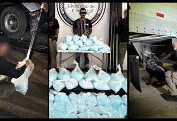 Aseguran millones de pastillas de fentanilo en retén de El Carrizo, Ahome