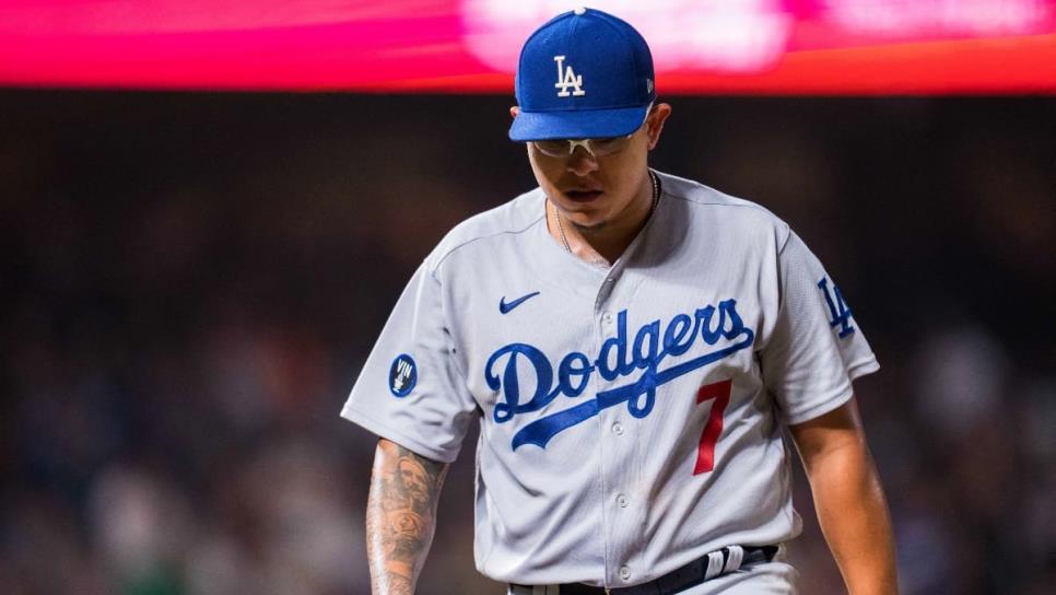 ¡Confirmado!: separan a Julio Urías momentaneamente de Dodgers, informa el equipo