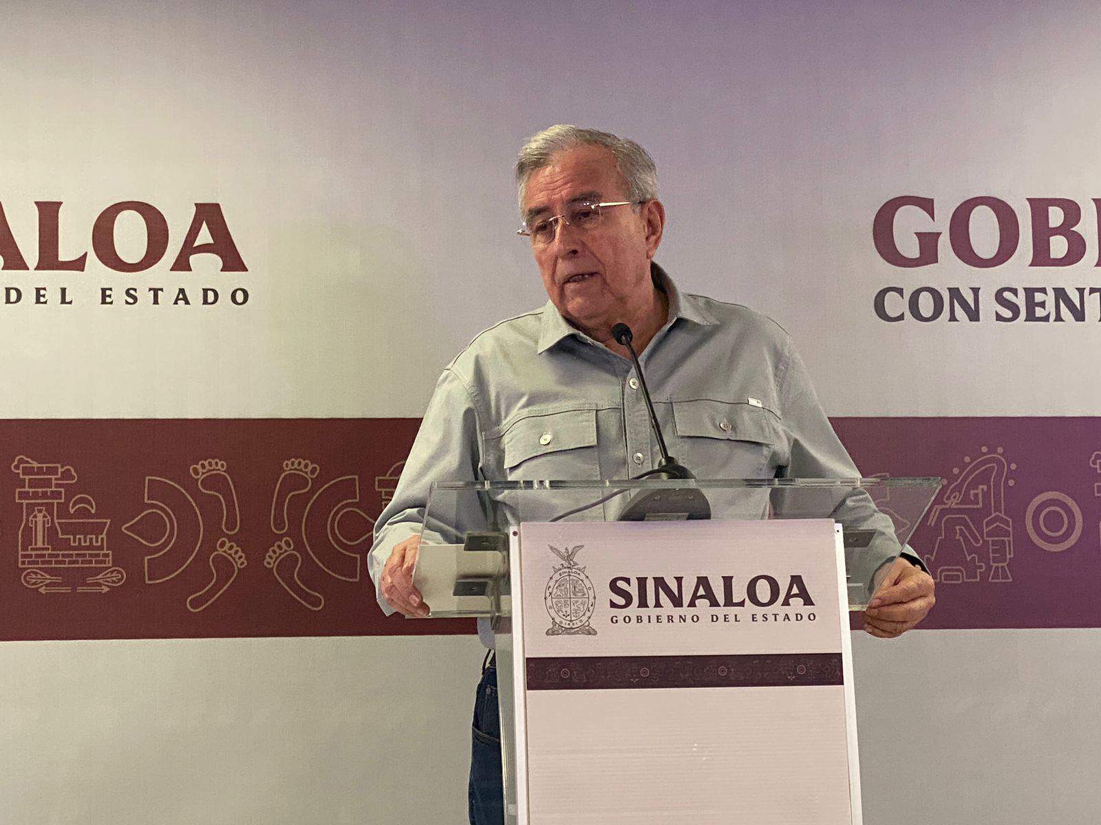 Rubén Rocha Moya, Gobernador de Sinaloa. FOTO: Diana Cruz.