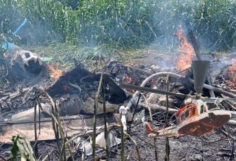Se desploma helicóptero en Jalisco y deja a tres personas fallecidas
