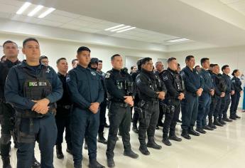 Suben de grado a 30 elementos de la Secretaría de Seguridad Publica en Mazatlán
