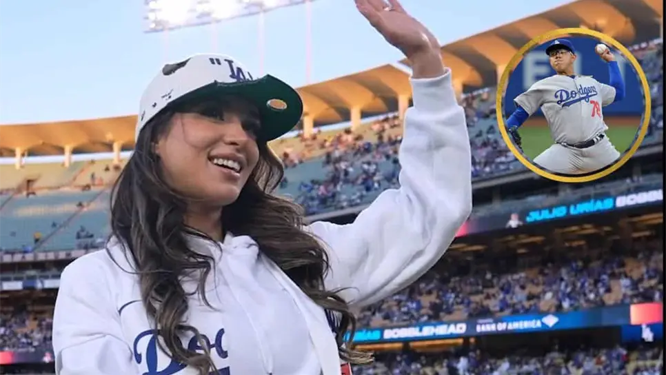 Deysi Pérez es la pareja sentimental del pitcher sinaloense Julio Urías. FOTO: Cortesía.