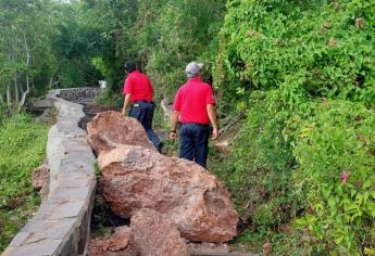 Cierran las puertas del faro de Mazatlán debido a un deslave