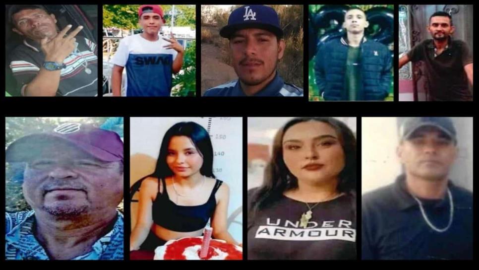 Van 9 desaparecidos en un mes en Ahome; dos son mujeres