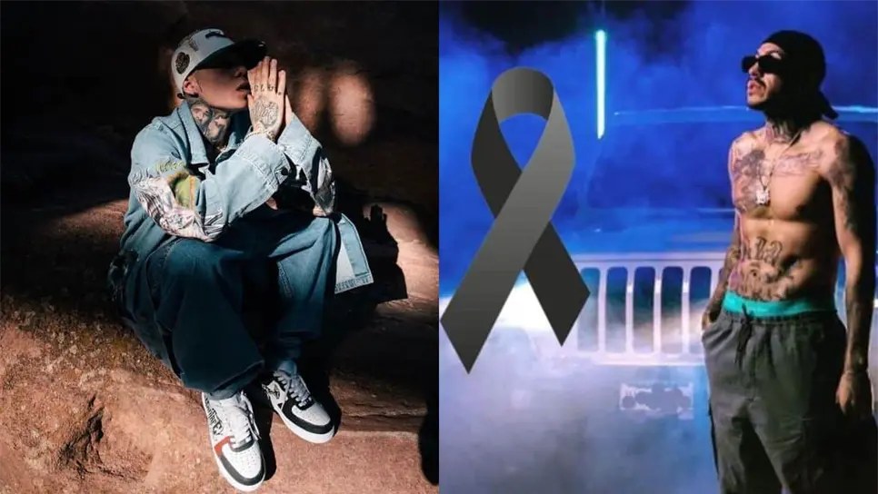 Santa Fe Klan ha sido de los artistas más afectados por la muerte de Lefty. FOTO: Instagram @SantaFeKlan / Instagram @leftysm_