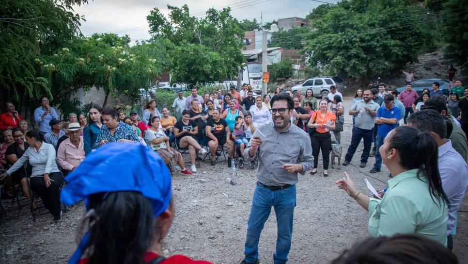Alcalde de Culiacán inicia trabajos de obras públicas en la colonia Renato Vega