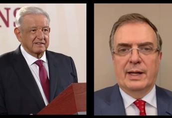 AMLO: «Ebrard es libre de tomar la decisión que más le parezca»