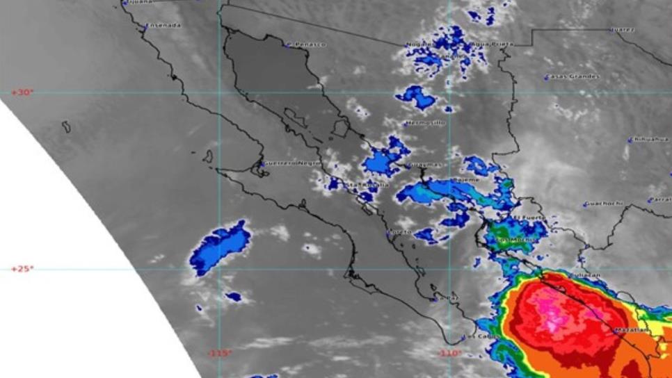 Se esperan lluvias fuertes con descargas eléctricas y rachas de viento de 50 km/h este jueves en Sinaloa