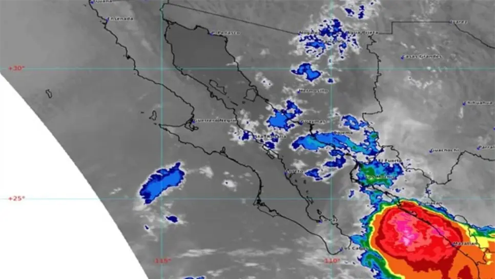 Se esperan lluvias en Sinaloa este jueves y viernes. FOTO: SMN