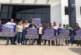 Maestros solicitan a la Fiscalía la destitución del Rector de la UAS