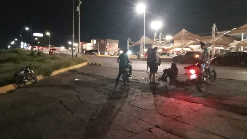 Motociclista atropella a dos niños por la Álvaro Obregón en el sector sur de Culiacán 