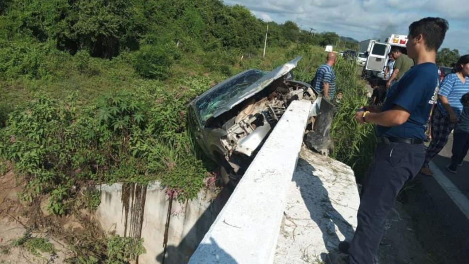 Aparatoso accidente deja a cuatro jóvenes lesionados en Agua Caliente de Garate, Concordia