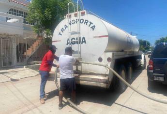 Sufren la falta de agua después de tres en Villa Unión, Mazatlán